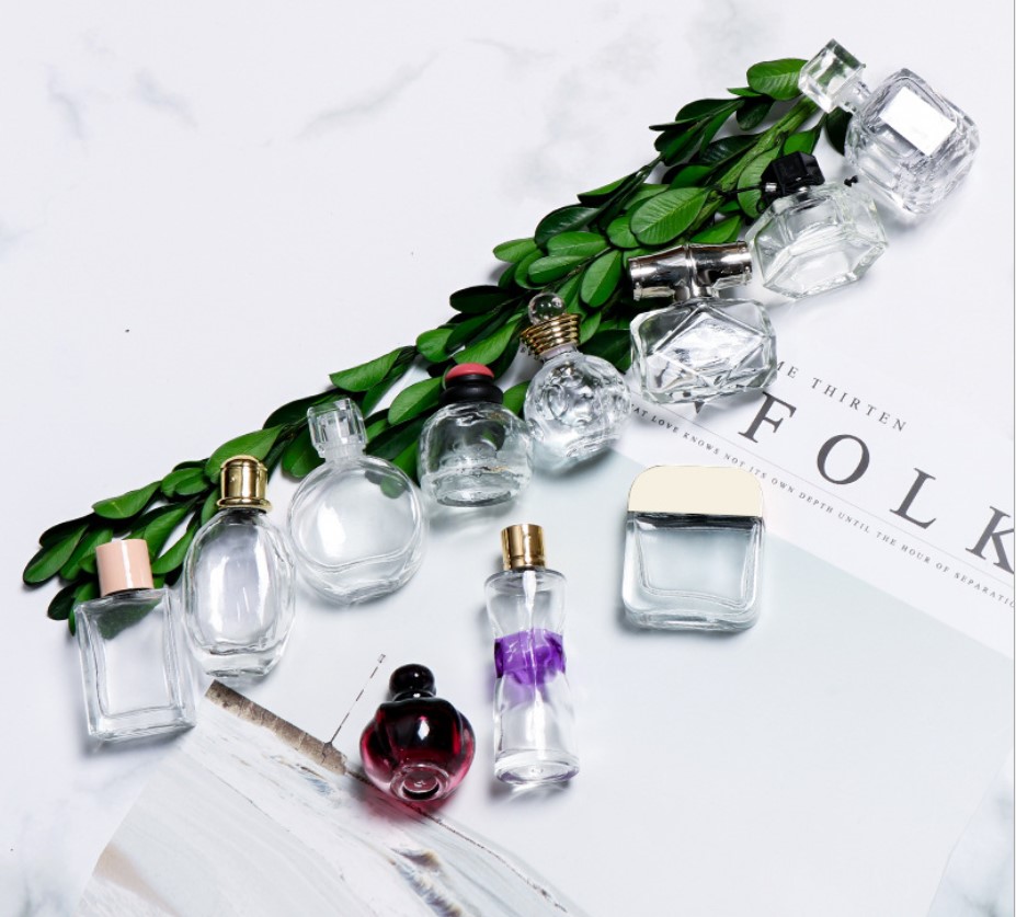 High quality 5ml 10ml Perfume glass bottle Pump lady Mini Portable Atomizer Bottle Travel Refillable Perfume Spray