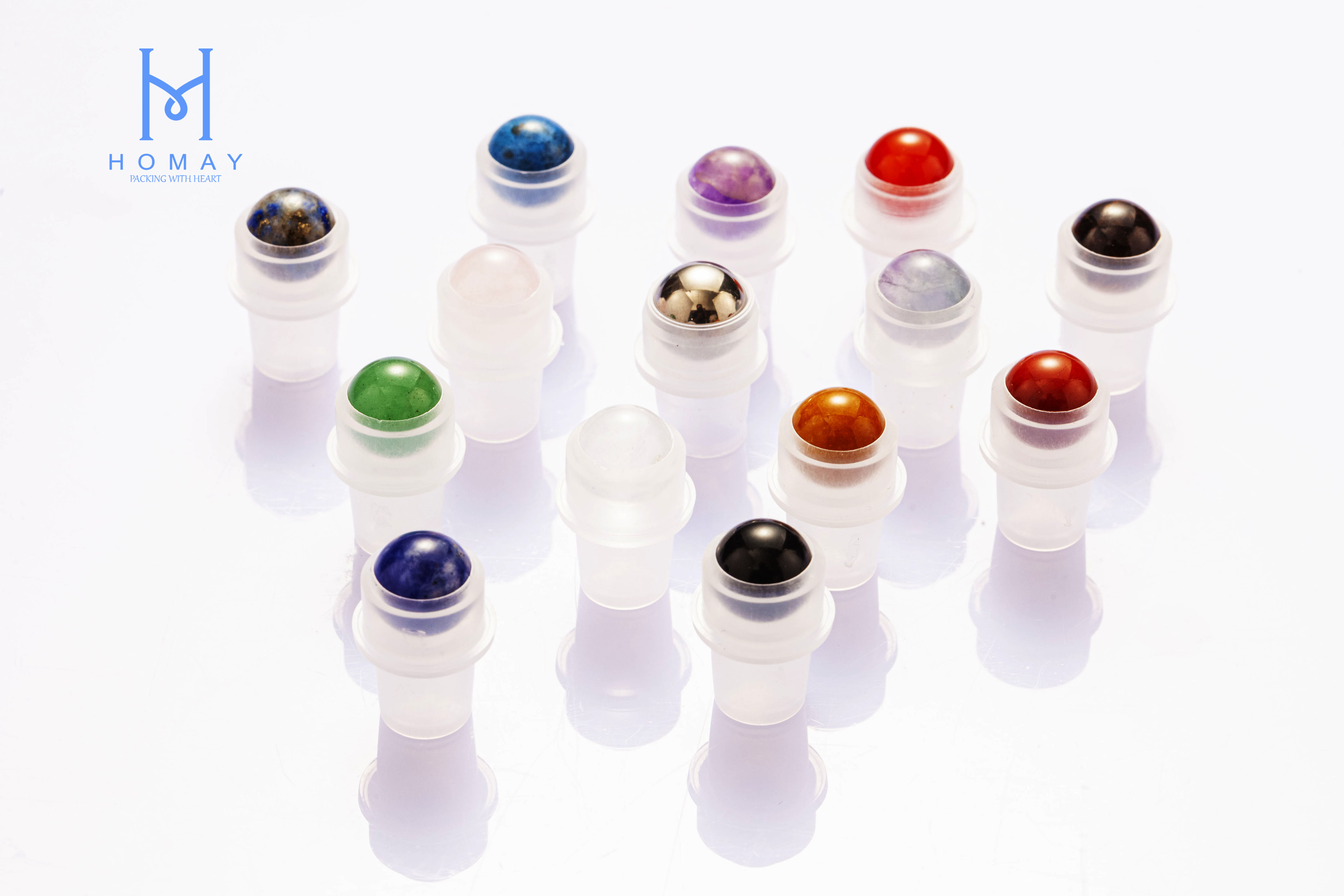 High quality 5ml 8ml 10ml 15ml accept customization empty cosmetic roll on glass bottle