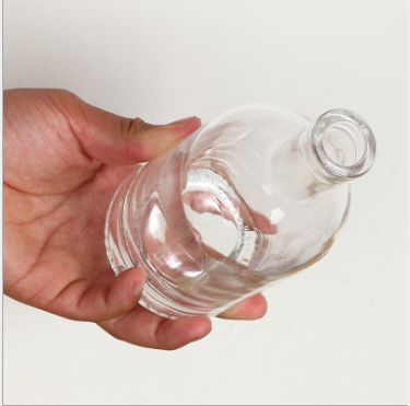 High quality 750ml Crystal Liquor Glass Bottle For Whiskey For Wine