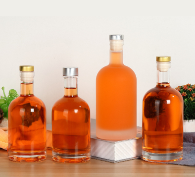 High quality 750ml Crystal Liquor Glass Bottle For Whiskey For Wine