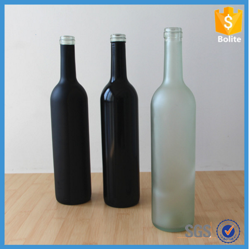 High quality 750ml glass bottle for liquor / spirit /alcohol /champagne /wine