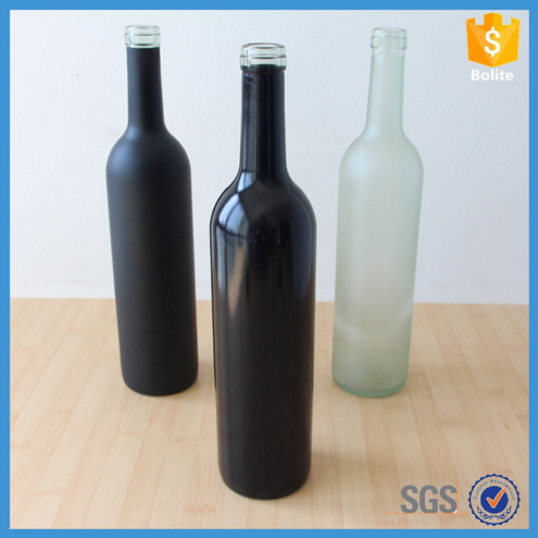 High quality 750ml glass bottle for liquor / spirit /alcohol /champagne /wine