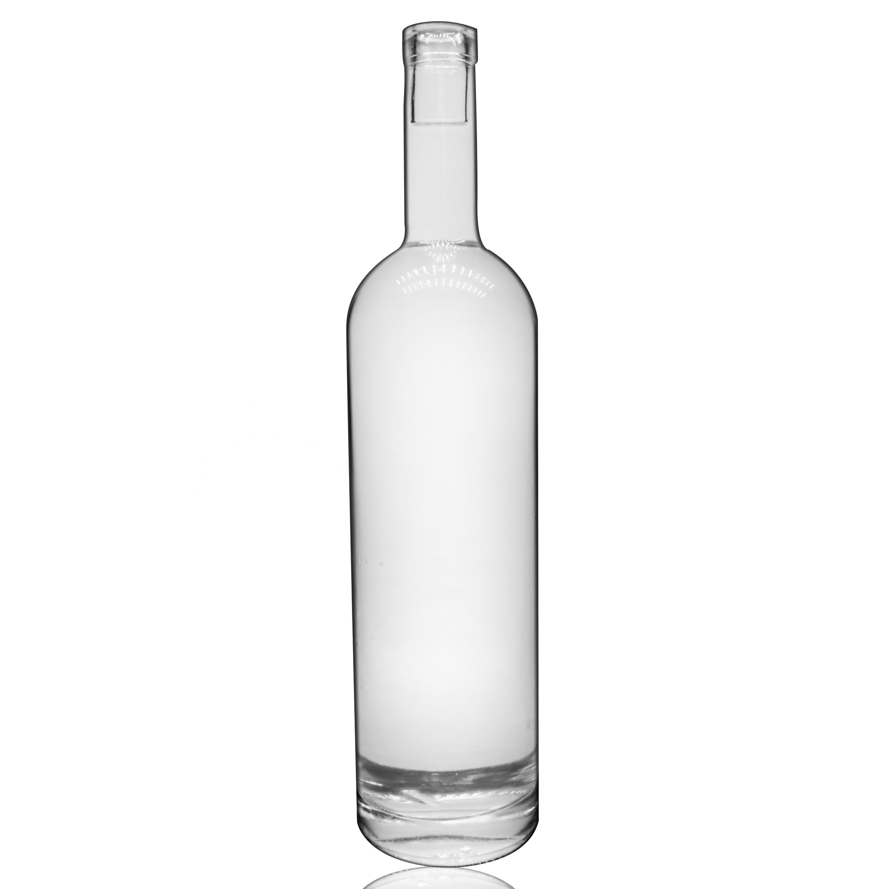 High quality 750ml glass bottle vodka bottle