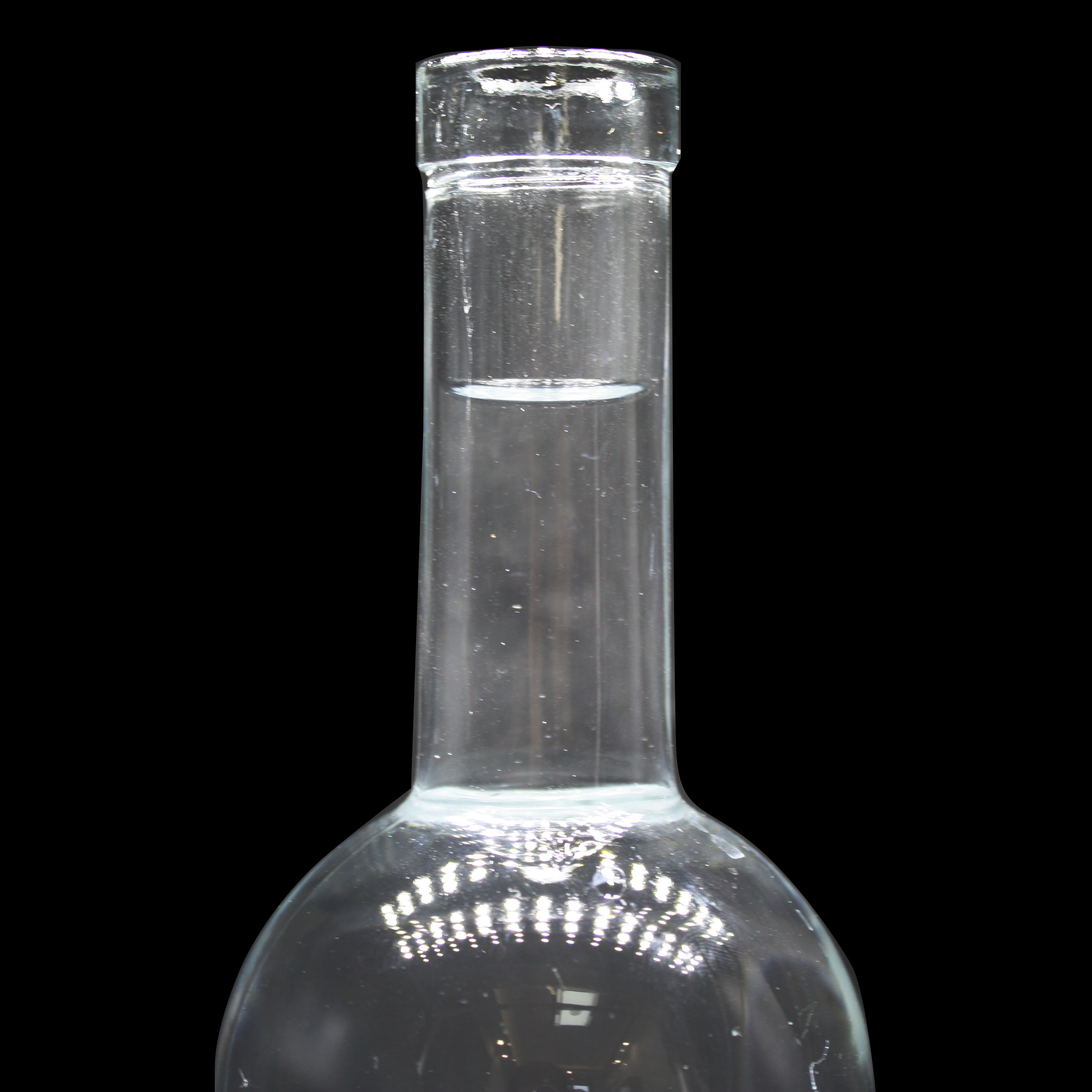 High quality 750ml glass bottle vodka bottle
