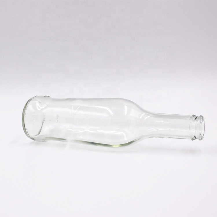 High quality 8oz 250ml beverage soft drink club drinking beer crown cap glass bottles