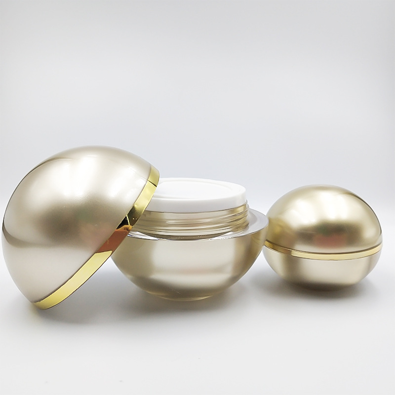 High quality Acrylic Sphere Shape 30g50g Lid Cream Jar