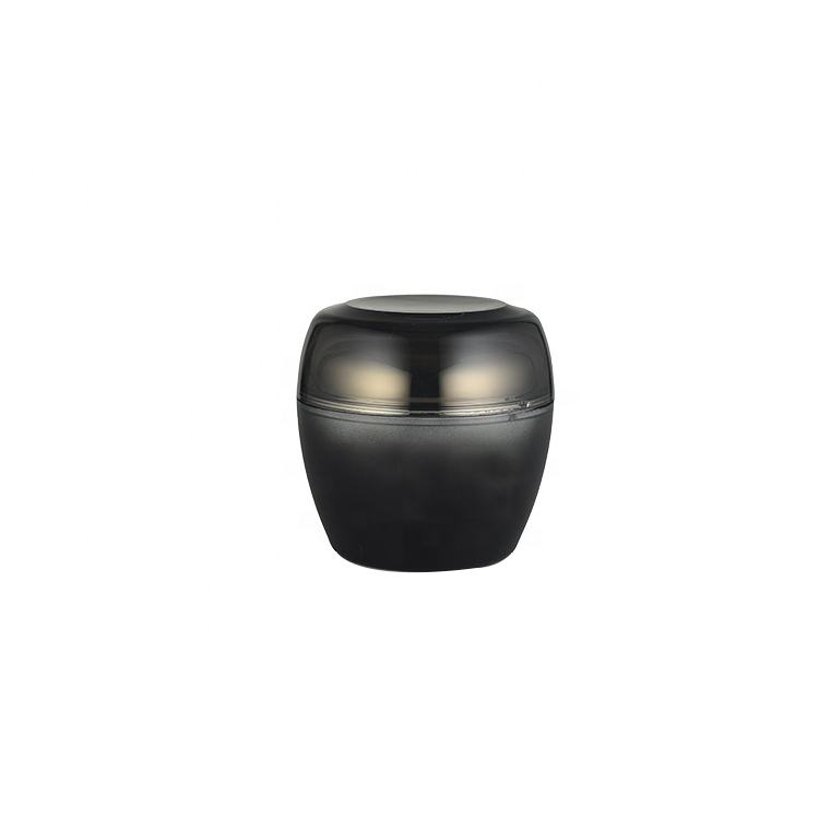 High-quality Apple-shaped acrylic Cream Jar, Plastic cosmetic Jar packaging customized with handle lid