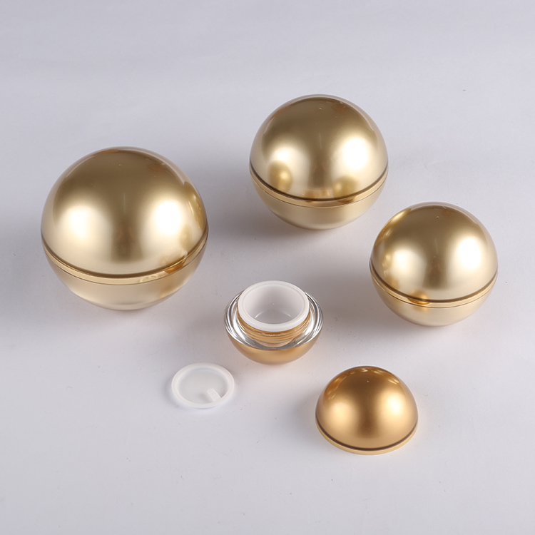 High quality Bottom Price Custom Round Acrylic Jar, Empty Green Screw Cap Jar 5g 10g 30g 50g 100g