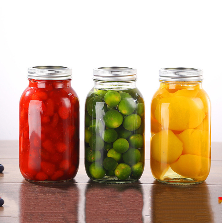 High quality Canning Jar 8oz 16oz 32oz Glass mason jar