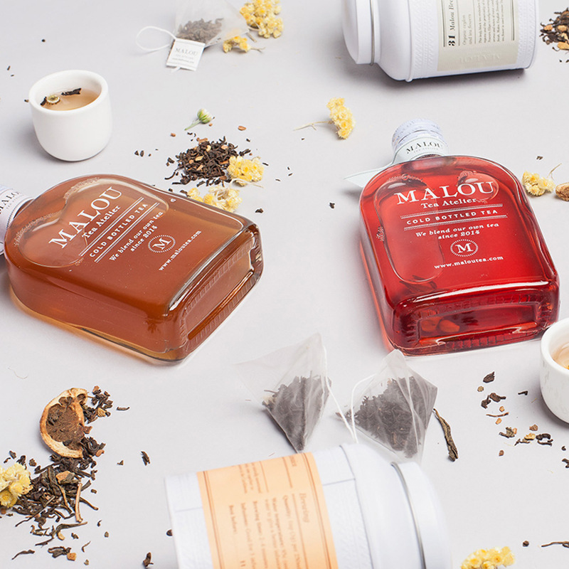 High quality Coffee Glass Bottle Milk Tea Glass Bottle Beverage glass bottle with screw cap