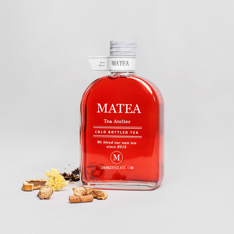 High quality Coffee Glass Bottle Milk Tea Glass Bottle Beverage glass bottle with screw cap