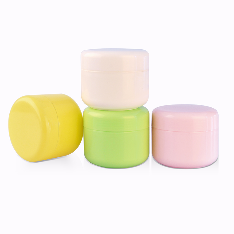High quality PP plastic 10g 20g 30g 50g 100g 150g 200g 250g customized color plastic cream jar with gasket