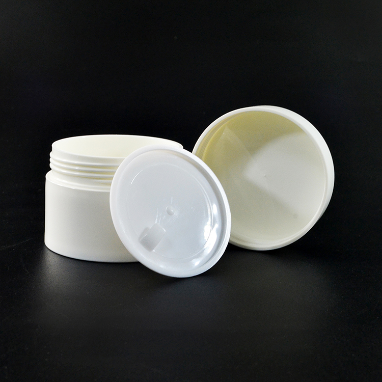 High quality PP plastic cosmetic containers 30g 50g 100g 120g white cosmetic cream packaging jar