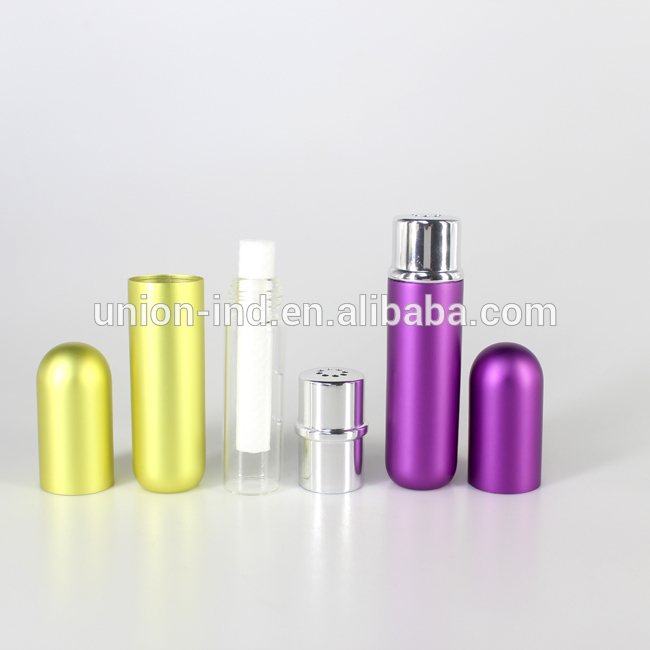 High quality aluminum nasal inhaler essential oil bottle with wick