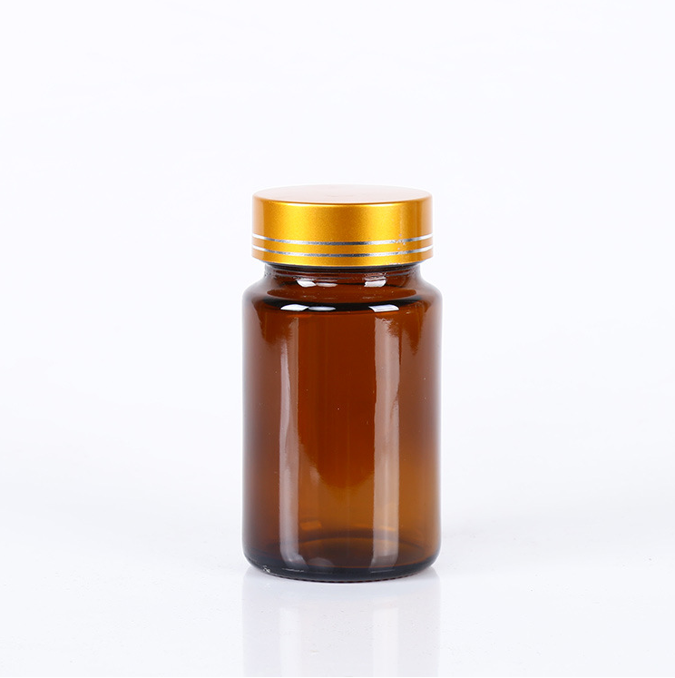 High quality amber and clear glass bottle for medicine and capsule