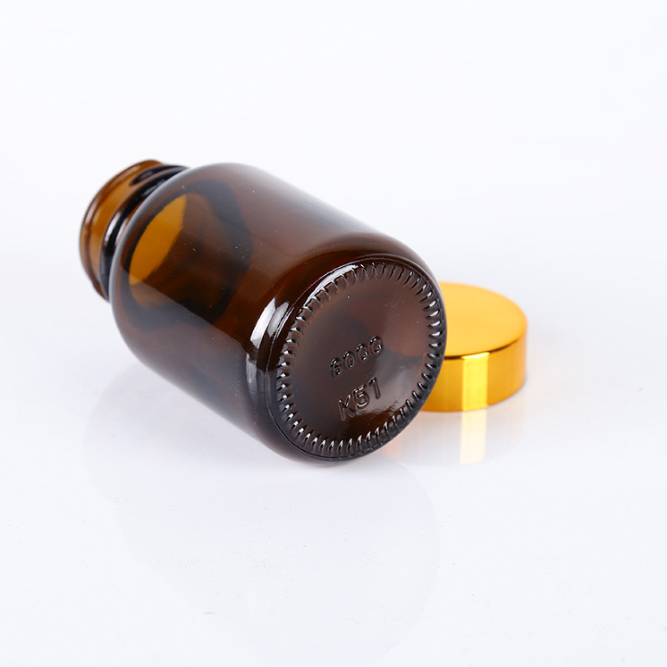 High quality amber and clear glass bottle for medicine and capsule