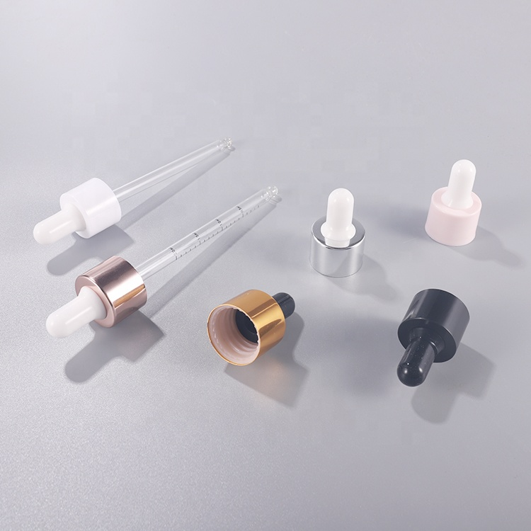 High quality amber transparent perfume glass bottle 50ml with rubber top aluminum cap