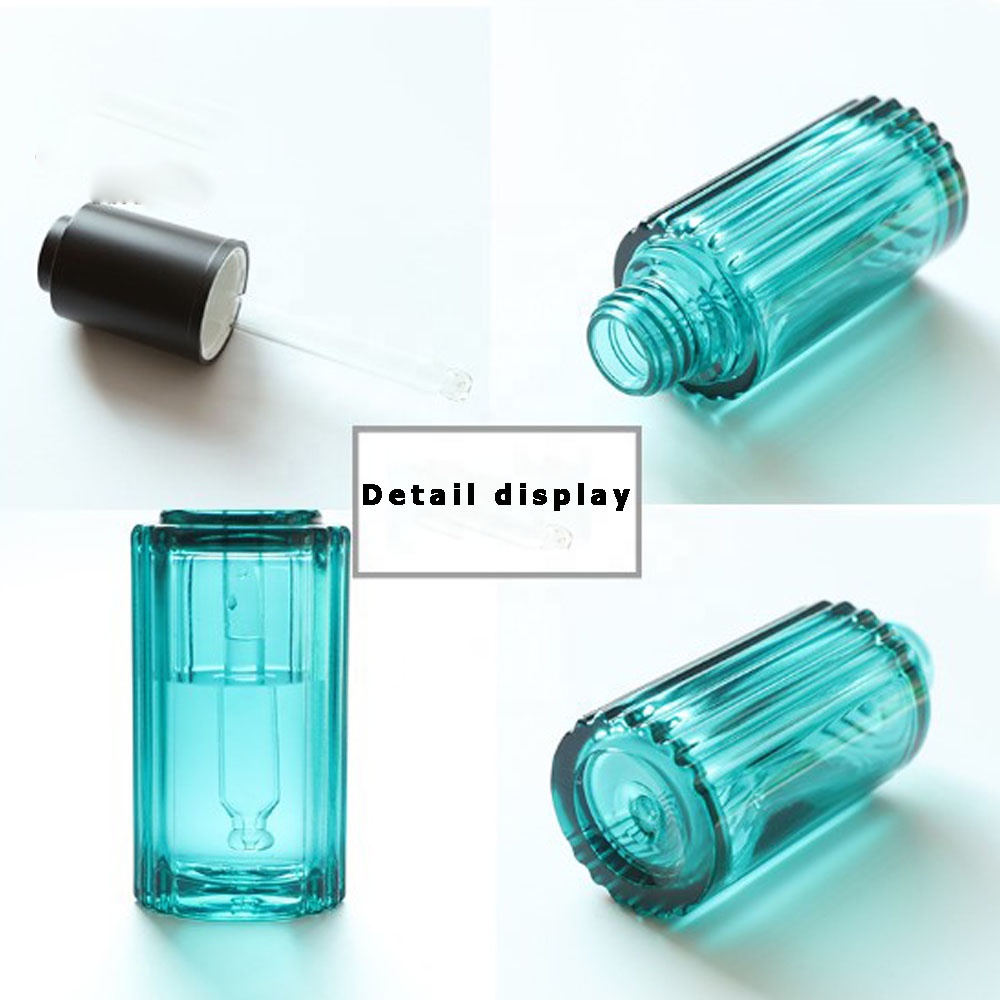 High quality and best selling 10~60ml press dropper PETG bottle for cosmetic essential oil