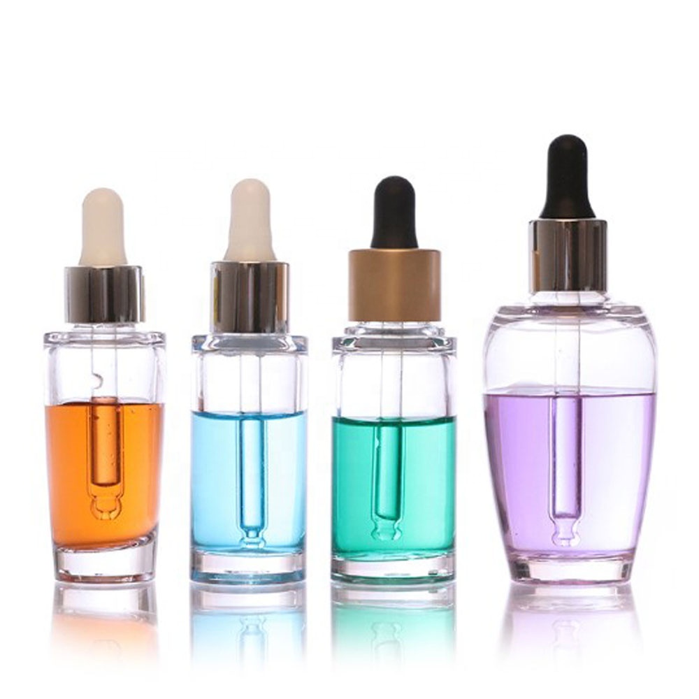 High quality and best selling 10~60ml press dropper PETG bottle for cosmetic essential oil