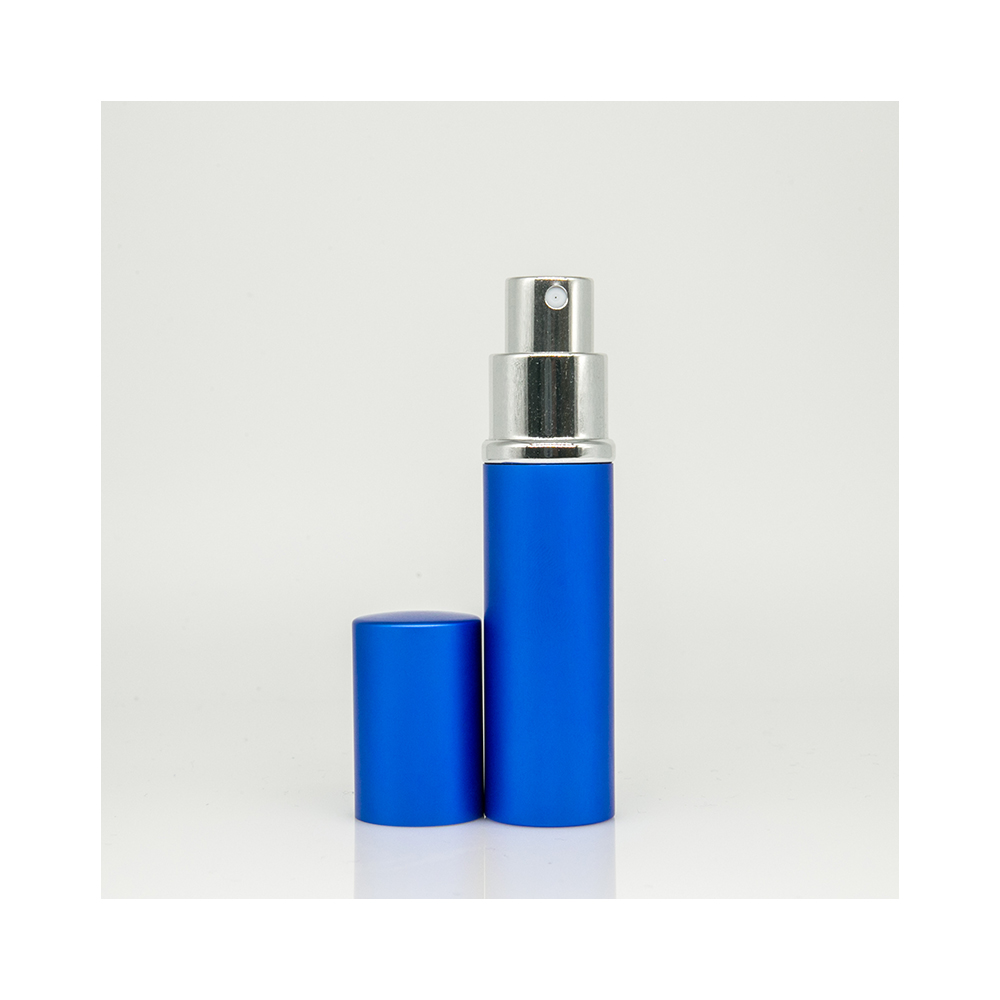 High quality anodized aluminum rotatable container glass liner lotion spray bottle