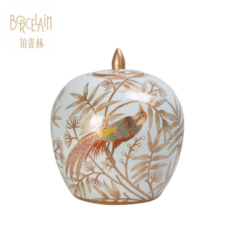 High quality antique Chinese ginger jars for home decor