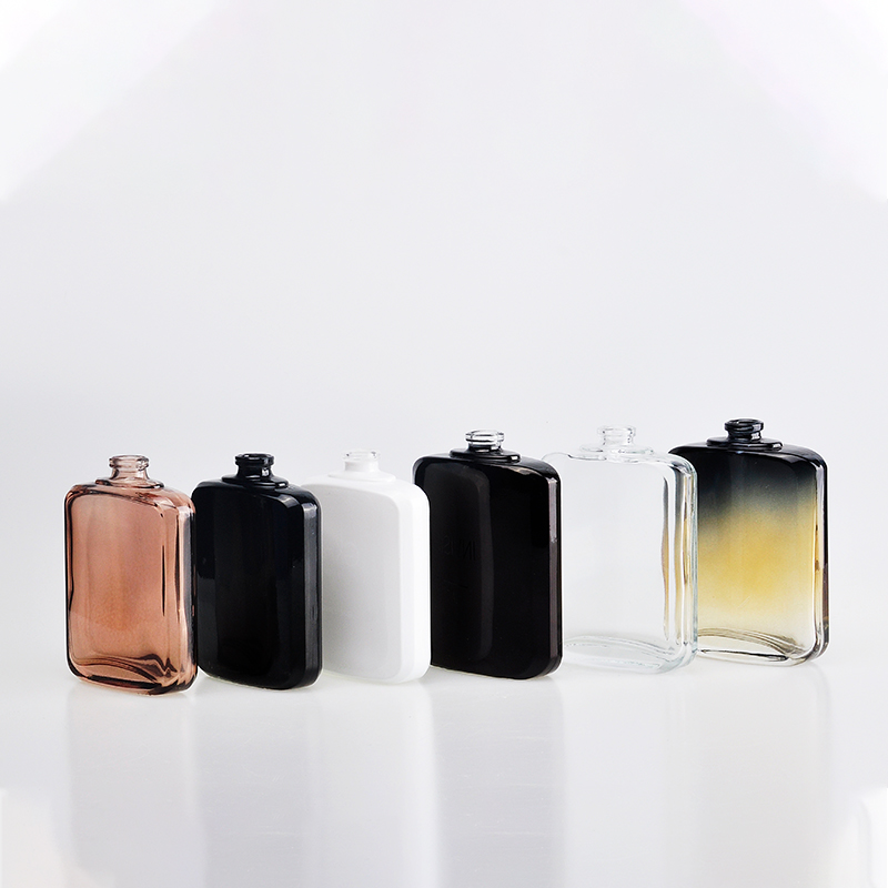 High quality black glass perfume bottles 50ml 100ml