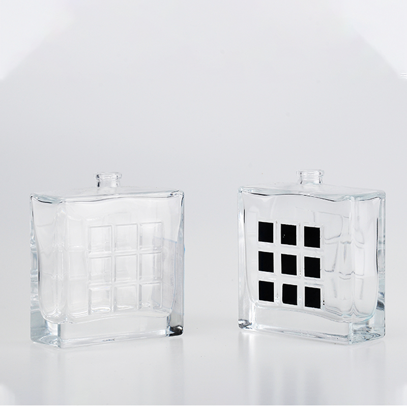 High quality black glass perfume bottles 50ml 100ml