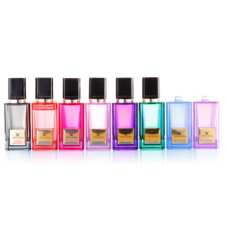 High quality bottles for 100 ml perfume with your name cylinder glass bottle
