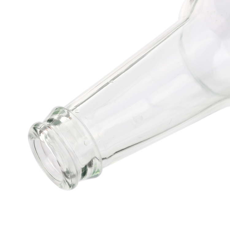 High quality brewery custom empty clear 330ml beer glass bottles drinking with crown