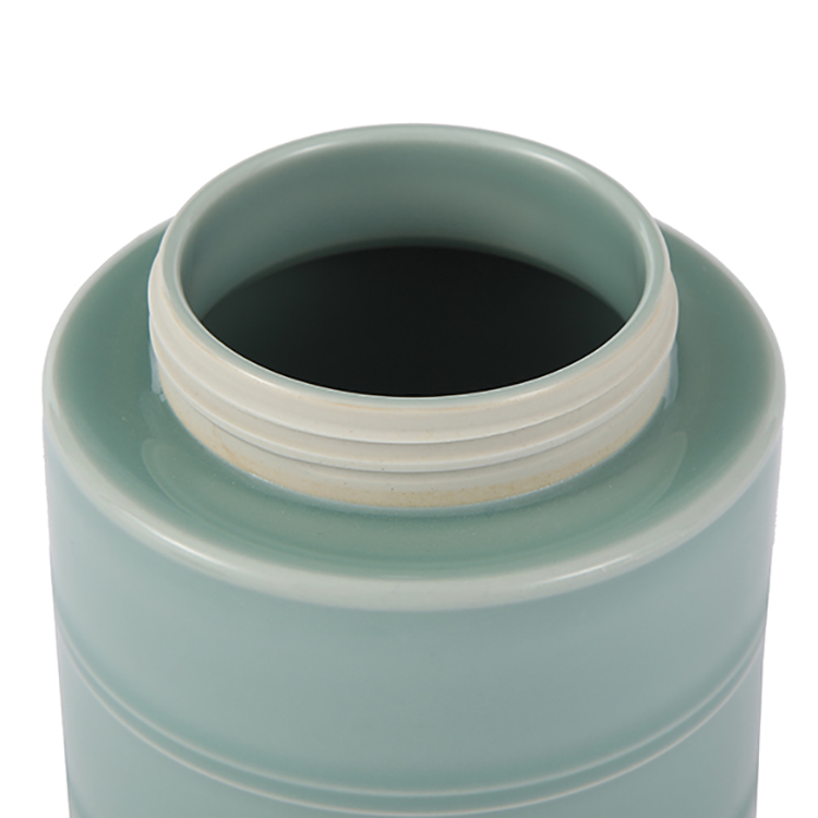 High quality ceramic storage jar custom ceramic jar ceramic jar with lid