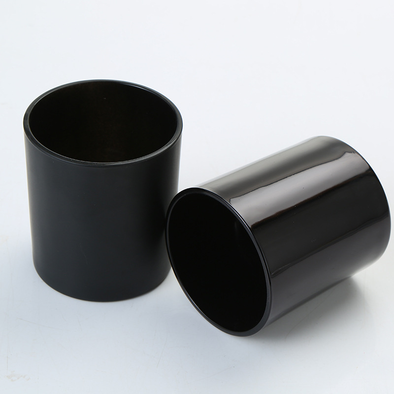 High quality cheap frosted colored candle jars empty candle jars