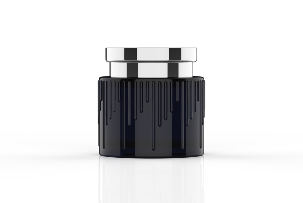 High quality child resistant cream glass cosmetic jar for arabic style