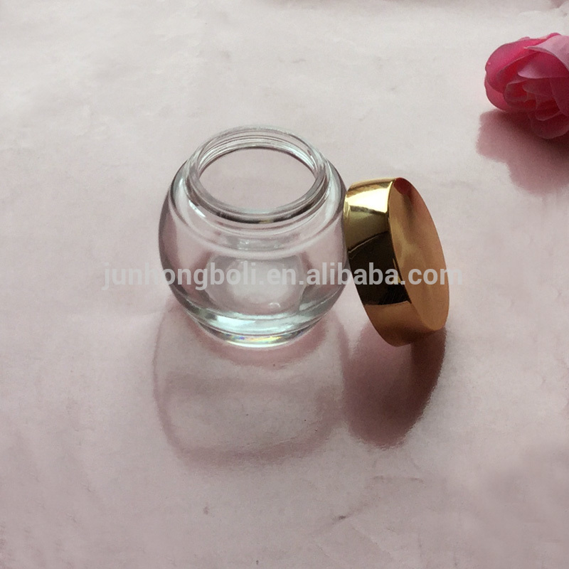 High quality clear cosmetic cream jar/ bottle 120g face cream jar lotion glass bottles