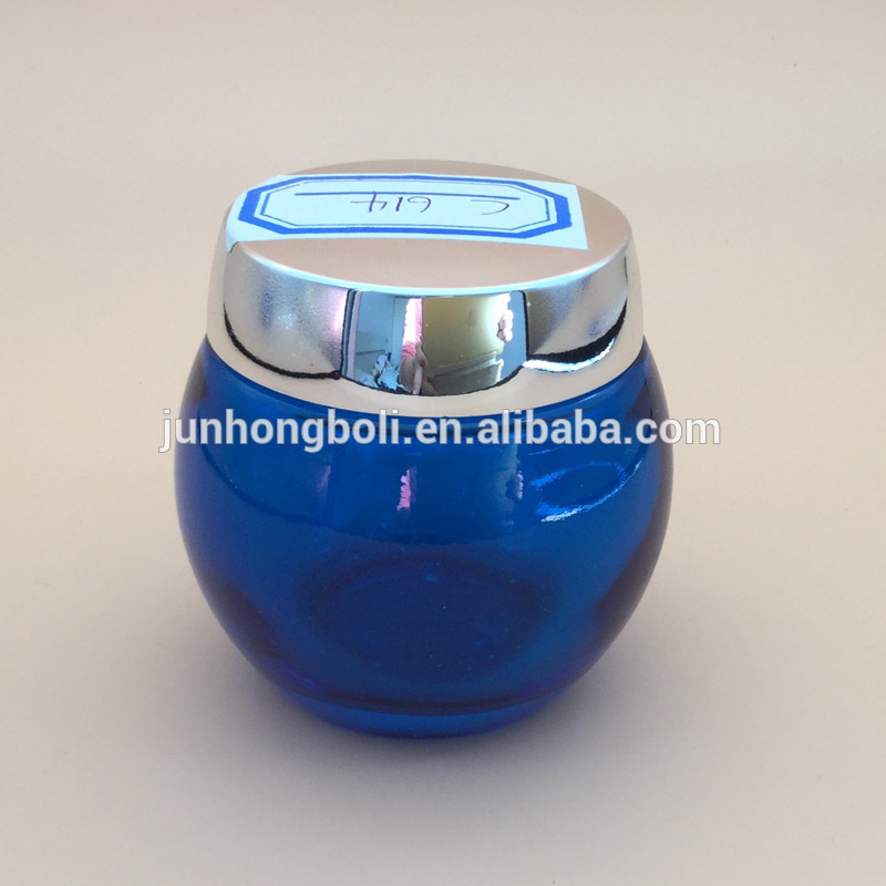 High quality clear cosmetic cream jar/ bottle 120g face cream jar lotion glass bottles