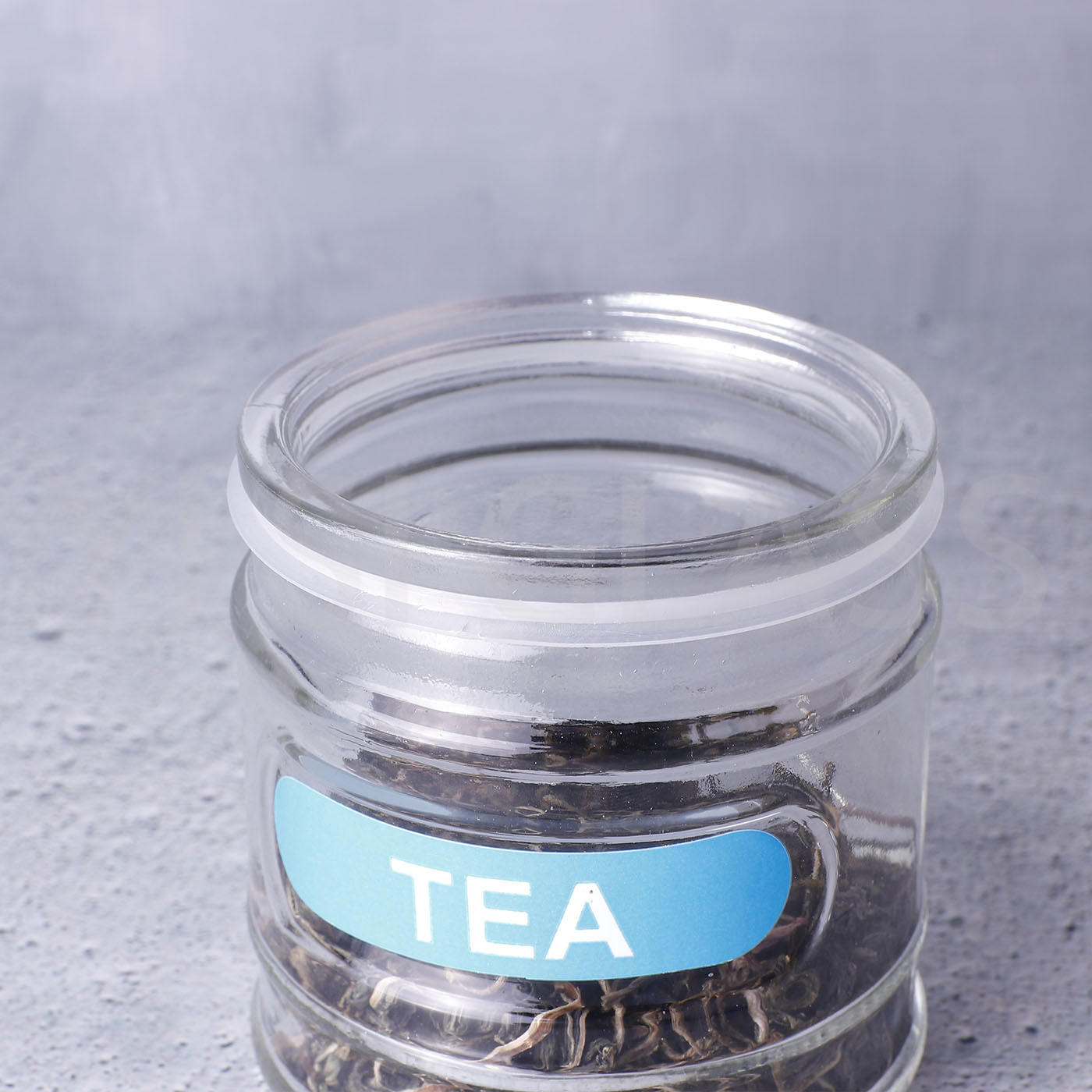 High quality clear glass jar kitchen storage jars for tea coffee suger