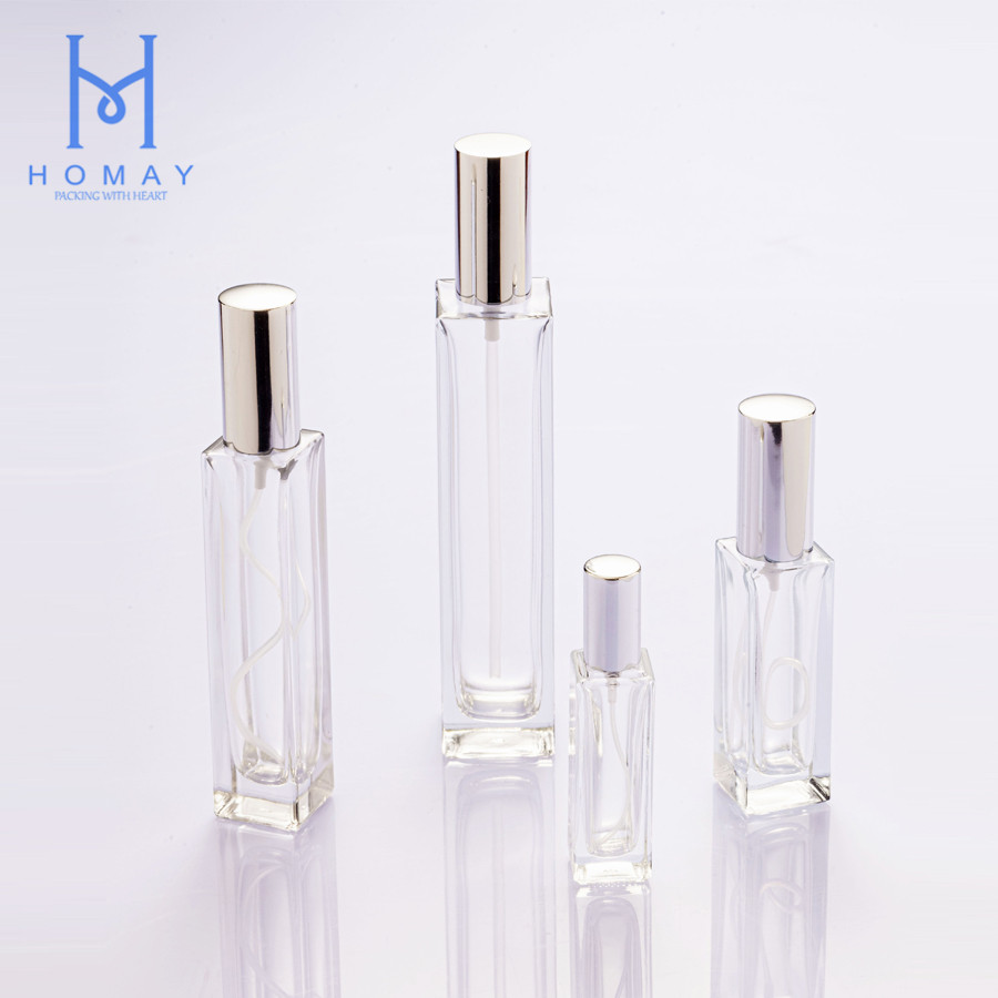High quality different shape glass bottles perfume bottles 30ml,50ml,100ml