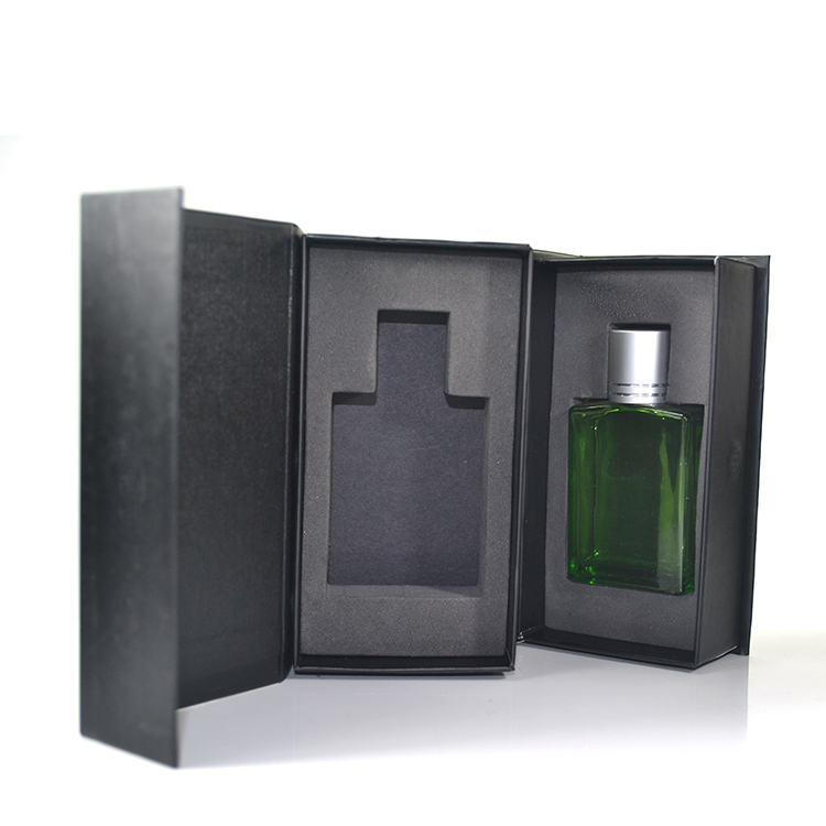 High quality e liquid essential glass bottle with matte frosted black paper box paper tube