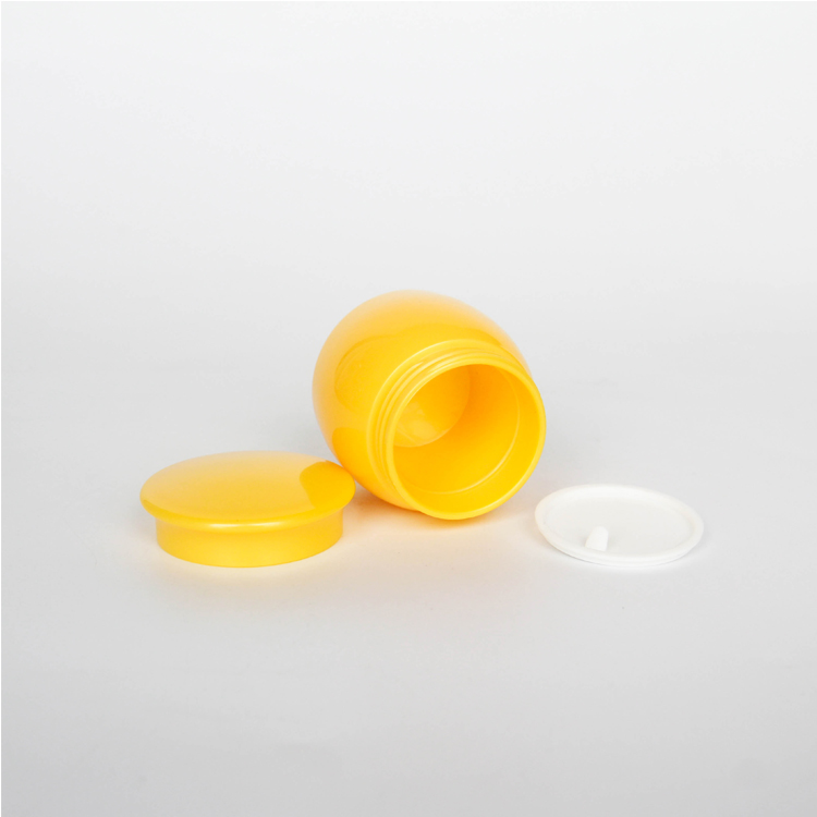 High quality empty 20g plastic matte PP double wall cosmetic cream jar for skin care