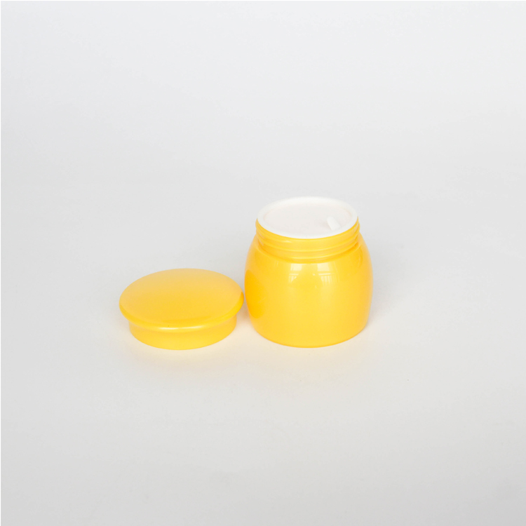 High quality empty 20g plastic matte PP double wall cosmetic cream jar for skin care