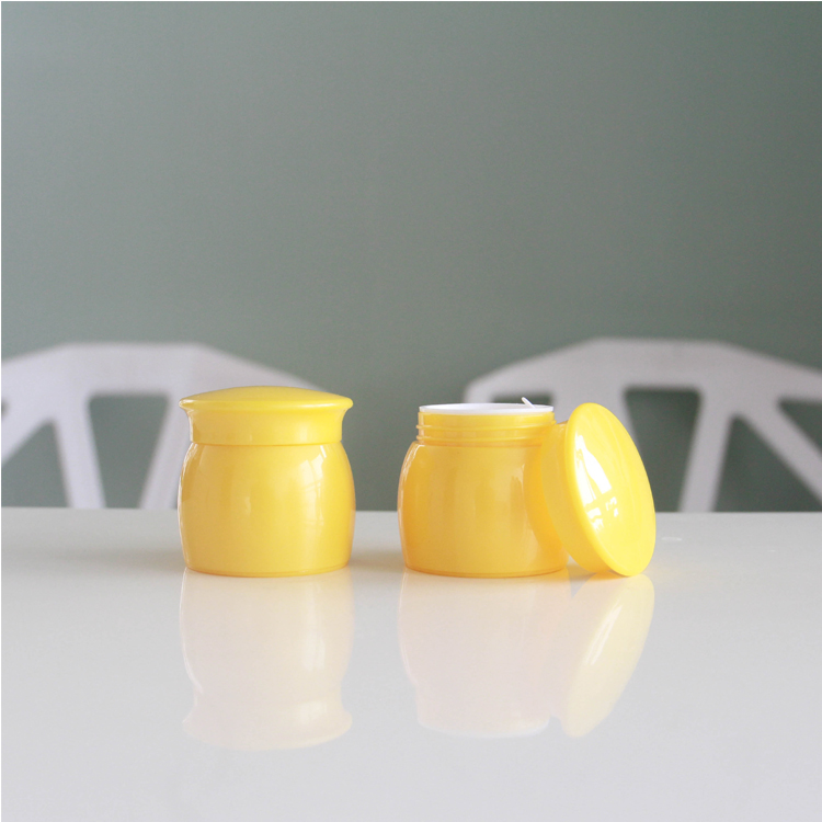 High quality empty 20g plastic matte PP double wall cosmetic cream jar for skin care