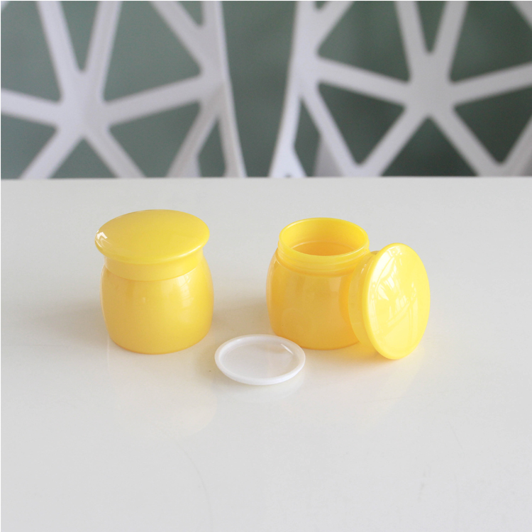 High quality empty 20g plastic matte PP double wall cosmetic cream jar for skin care