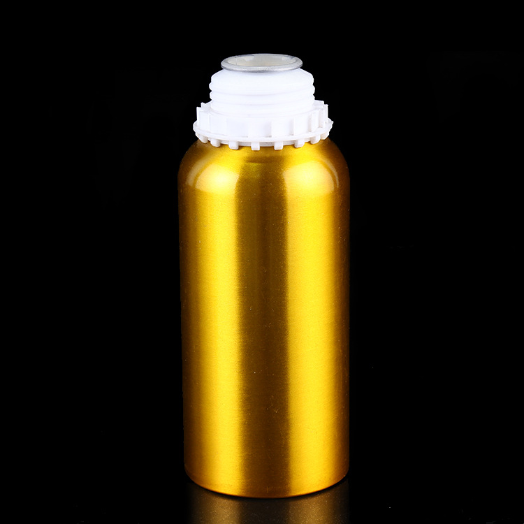 High quality empty aluminum  bottle silver metal bottles with tamper evident lid