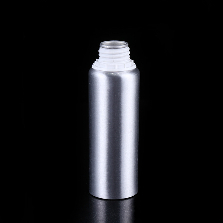 High quality empty aluminum bottle silver metal bottles with tamper evident lid