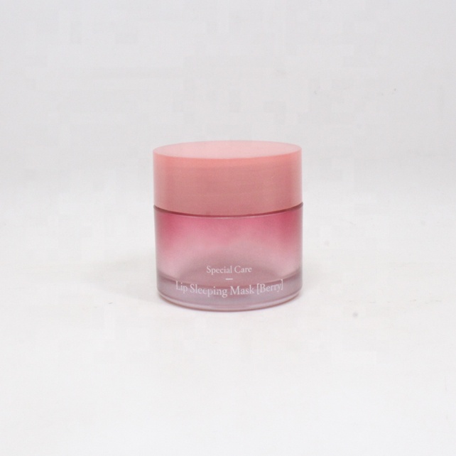 High quality facial cream containers plastic lip scrub jar 20g AS pink cosmetic jar with lids for eye cream