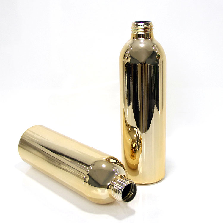 High quality factory direct aluminum 300ml shampoo bottle label custom