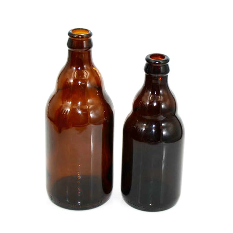 High quality factory manufactured amber glass beer bottle 330 ml
