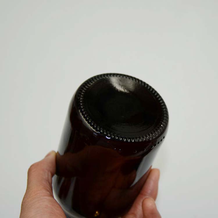 High quality factory manufactured amber glass beer bottle 330 ml