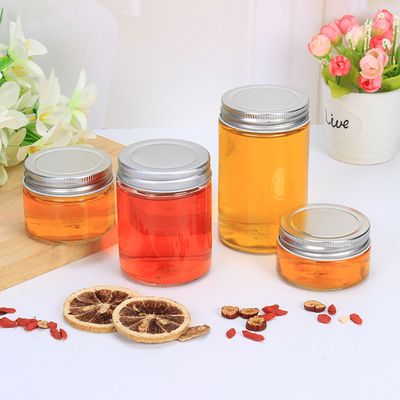 High quality food grade custom glass mason jar glass jar for honey
