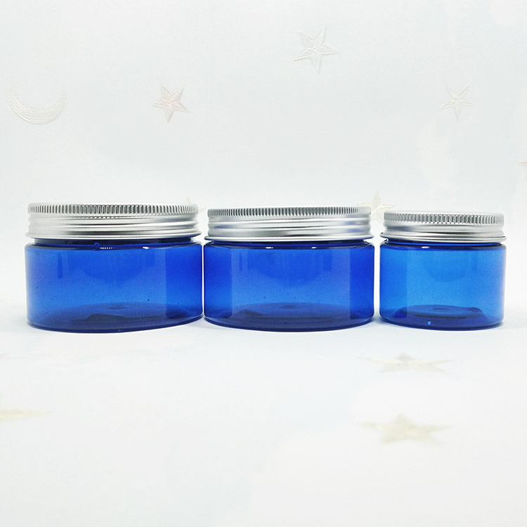 High quality free sample cosmetic body lotion 100g white plastic face cream jar