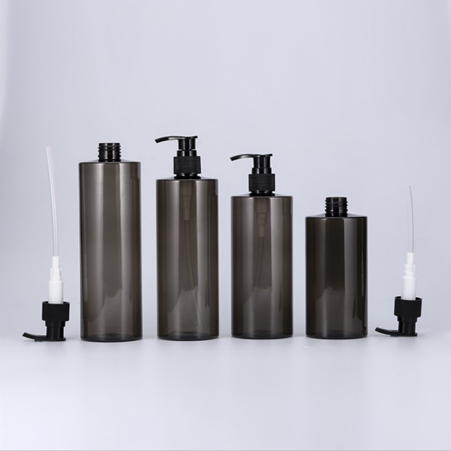 High quality frosted plastic lotion bottle with pump on sale